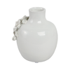 6.25” Ceramic Rose Bud Vase – White  | Vase à fleurs Rose de 6,25 po en céramique - blanc