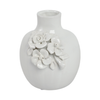 6.25” Ceramic Rose Bud Vase – White  | Vase à fleurs Rose de 6,25 po en céramique - blanc