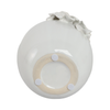 6.25” Ceramic Rose Bud Vase – White  | Vase à fleurs Rose de 6,25 po en céramique - blanc
