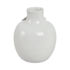 6.25” Ceramic Rose Bud Vase – White  | Vase à fleurs Rose de 6,25 po en céramique - blanc