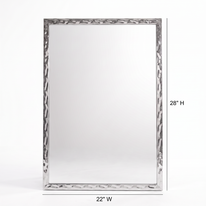 Hammerchrome 22x28 Rectangular Mirror - Silver