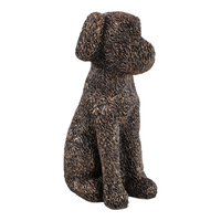 9.5” Sitting Dog Decoration – Bronze 