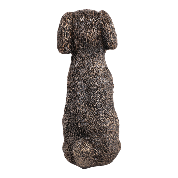 9.5” Sitting Dog Decoration – Bronze