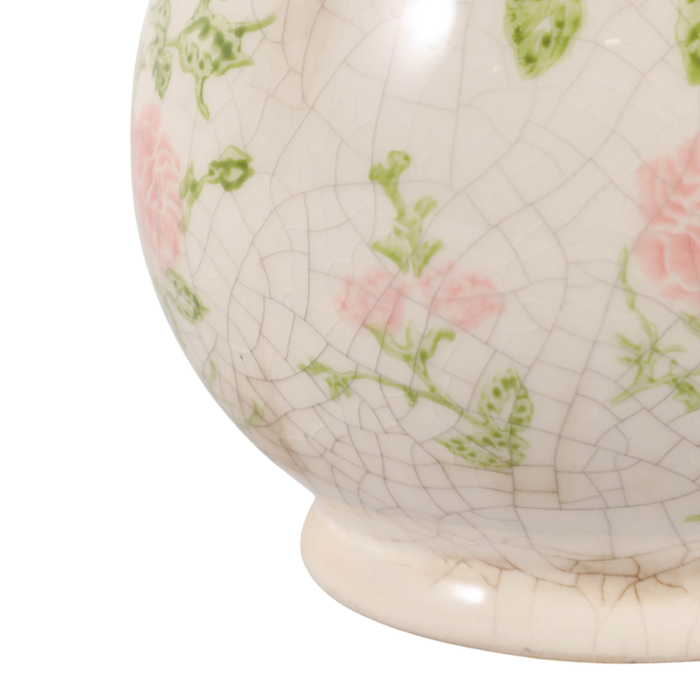 8.25” Ceramic Curved Cottage Vase – Multi-Colour 
