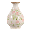 8.25” Ceramic Curved Cottage Vase – Multi-Colour  | Vase courbé Cottage de 8,25 po en céramique - multicolore
