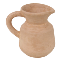 5.75” Terracotta Bud Vase Pitcher – Natural  