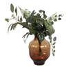 10.5” Modern Glass Vase – Smoke Brown | Vase moderne de 10,5 po en verre - brun fumée