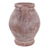 10” Terracotta Vase with Handle – Mauve  | Vase de 10 po en terre cuite avec poignée - mauve