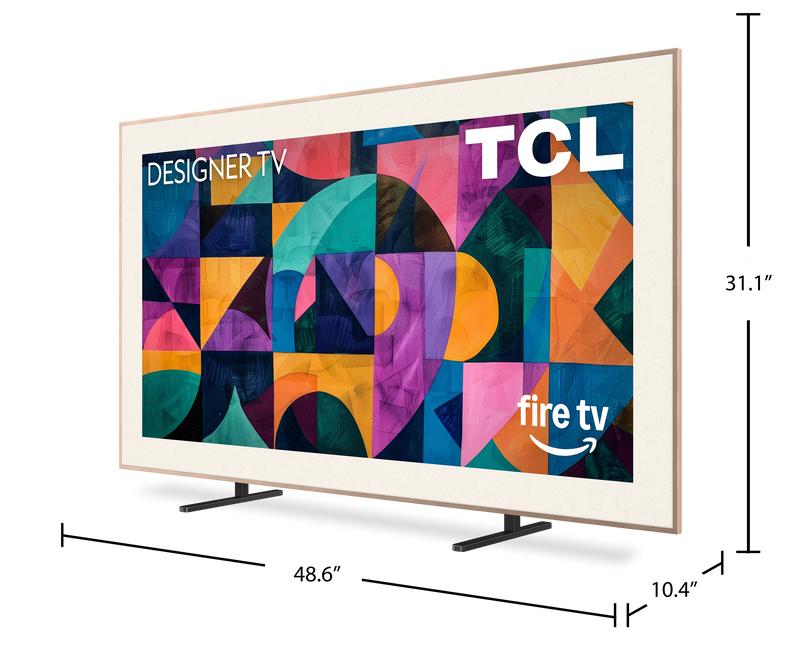 TCL 55\" A400 Pro Series QLED 4K UHD HDR Smart Frame Fire TV (55A400PRO) - 2026 Model 