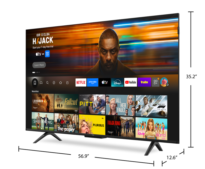 TCL 65\" Q6L Series QD-Mini LED QLED 4K UHD HDR Smart Fire TV (65Q6L) - 2026 Model