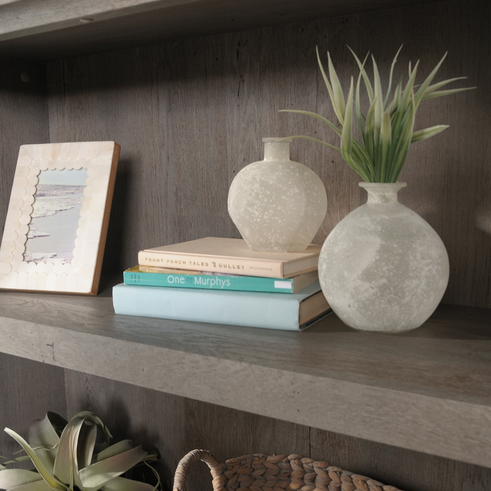 Alcott 35.28” 5-Shelf Bookcase with 3 Adjustable Shelves - Mystic Oak