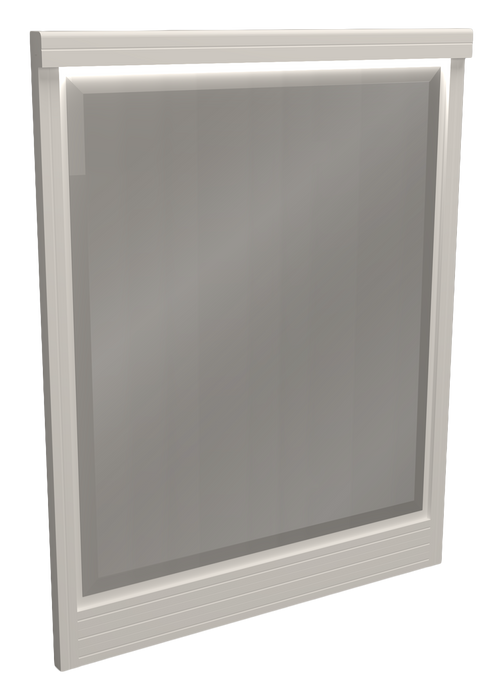 Alpine Bedroom Dresser Mirror, Made in Canada – White