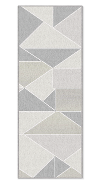 Anson Cream Beige Runner Area Rug – 3’ x 7’ 
