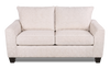 Made in Canada Customizable Sofa Lab Arc 86" Fabric Condo Sofa  – Chenille White | Sofa personnalisable Arc de Sofa Lab de 86 po de format condo fabriqué au Canada en tissu - Chenille White
