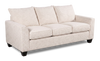 Made in Canada Customizable Sofa Lab Arc 86" Fabric Sofa  – Chenille White | Sofa personnalisable Arc de Sofa Lab de 86 po fabriqué au Canada en tissu - Chenille White