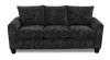 Made in Canada Customizable Sofa Lab Arc 86" Fabric Sofa  – Plush Charcoal | Sofa personnalisable Arc de Sofa Lab de 86 po fabriqué au Canada en tissu - Plush Charcoal
