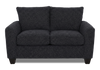 Made in Canada Customizable Sofa Lab Arc  63" Fabric Loveseat – Teddy Raven | Causeuse personnalisable Roll de Sofa Lab de 63 po fabriqué au Canada en tissu - Teddy Raven