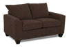 Made in Canada Customizable Sofa Lab Arc  63" Fabric Loveseat – Teddy Walnut | Causeuse personnalisable Roll de Sofa Lab de 63 po fabriqué au Canada en tissu - Teddy Walnut