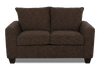 Made in Canada Customizable Sofa Lab Arc  63" Fabric Loveseat – Teddy Walnut | Causeuse personnalisable Roll de Sofa Lab de 63 po fabriqué au Canada en tissu - Teddy Walnut
