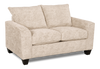 Made in Canada Customizable Sofa Lab Arc  63\" Fabric Loveseat – Plush Parchment