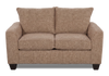 Made in Canada Customizable Sofa Lab Arc  63" Fabric Loveseat – Chenille Praline | Causeuse personnalisable Roll de Sofa Lab de 63 po fabriqué au Canada en tissu - Chenille Praline