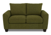 Made in Canada Customizable Sofa Lab Arc  63" Fabric Loveseat – Chenille Moss | Causeuse personnalisable Roll de Sofa Lab de 63 po fabriqué au Canada en tissu - Chenille Moss