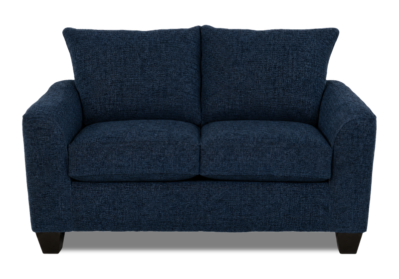 Made in Canada Customizable Sofa Lab Arc  63\" Fabric Loveseat – Chenille Pacific