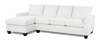 Made in Canada Customizable Sofa Lab Arc Left-Facing Fabric Sofa Chaise - Teddy Snow