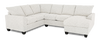 Made in Canada Customizable Sofa Lab Arc 3 Piece Right-Facing Fabric Sectional with Chaise – Teddy Riverrock