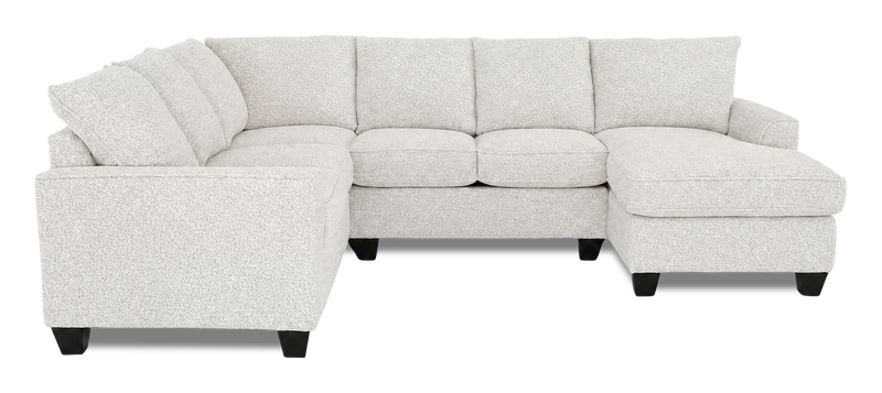 Made in Canada Customizable Sofa Lab Arc 3 Piece Right-Facing Fabric Sectional with Chaise – Teddy Riverrock