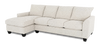 Made in Canada Customizable Sofa Lab Arc Fabric Left-Facing Sofabed Sectional - Teddy Riverrock | Sofa-lit sectionnel de gauche personnalisable Arc de Sofa Lab fabriqué au Canada en tissu - Teddy Riverrock