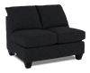 Made in Canada Customizable Sofa Lab Arc 46" Armless Fabric Loveseat – Teddy Raven | Causeuse sans accoudoirs personnalisable Arc de Sofa Lab de 46 po fabriquée au Canada en tissu - Teddy Raven
