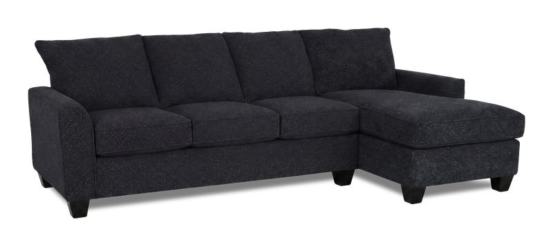 Made in Canada Customizable Sofa Lab Arc Right-Facing Fabric Sofa Chaise  – Teddy Raven