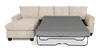 Made in Canada Customizable Sofa Lab Arc Fabric Left-Facing Sofabed Sectional - Plush Parchment | Sofa-lit sectionnel de gauche personnalisable Arc de Sofa Lab fabriqué au Canada en tissu - Plush Parchment