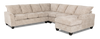 Made in Canada Customizable Sofa Lab Arc 4-Piece Right-Facing Sectional with Chaise - Plush Parchment