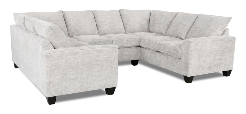 Made in Canada Customizable Sofa Lab Arc U-Shaped Sectional - Plush Oyster