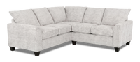 Made in Canada Customizable Sofa Lab Arc 2-Piece Fabric Sectional - Plush Oyster