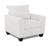 Made in Canada Customizable Sofa Lab Arc 40\" Fabric Chair – Teddy Snow