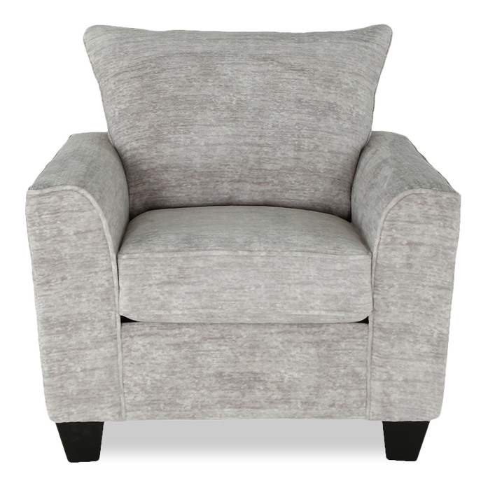 Made in Canada Customizable Sofa Lab Arc 40\" Fabric Chair – Plush Oyster