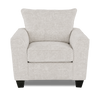 Made in Canada Customizable Sofa Lab Arc 40" Fabric Chair – Plush Oyster | Fauteuil personnalisable Roll de Sofa Lab de 40 po fabriqué au Canada en tissu - Plush Oyster