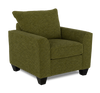 Made in Canada Customizable Sofa Lab Arc 40" Fabric Chair – Chenille Moss | Fauteuil personnalisable Roll de Sofa Lab de 40 po fabriqué au Canada en tissu - Chenille Moss