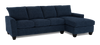 Made in Canada Customizable Sofa Lab Arc Right-Facing Fabric Sofa Chaise  – Chenille Pacific | Sofa avec fauteuil long de droite personnalisable Arc de Sofa Lab fabriqué au Canada en tissu - Chenille Pacific