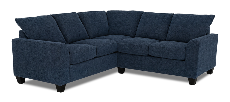 Made in Canada Customizable Sofa Lab Arc 2-Piece Fabric Sectional - Chenille Pacific