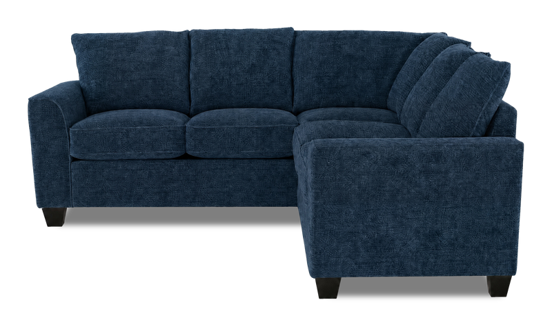 Made in Canada Customizable Sofa Lab Arc 2-Piece Fabric Sectional - Chenille Pacific