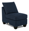 Made in Canada Customizable Sofa Lab Arc 46\" Fabric Armless Chair – Chenille Pacific