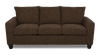 Made in Canada Customizable Sofa Lab Arc 38" Fabric Sofa Bed - Teddy Walnut | Sofa-lits personnalisable Arc de Sofa Lab de 38 po fabriqué au Canada en tissu - Teddy Walnut