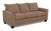 Made in Canada Customizable Sofa Lab Arc 38" Fabric Sofa Bed - Chenille Praline | Sofa-lits personnalisable Arc de Sofa Lab de 38 po fabriqué au Canada en tissu - Chenille Praline