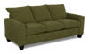 Made in Canada Customizable Sofa Lab Arc 38" Fabric Sofa Bed - Chenille Moss | Sofa-lits personnalisable Arc de Sofa Lab de 38 po fabriqué au Canada en tissu - Chenille Moss