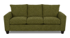 Made in Canada Customizable Sofa Lab Arc 38" Fabric Sofa Bed - Chenille Moss | Sofa-lits personnalisable Arc de Sofa Lab de 38 po fabriqué au Canada en tissu - Chenille Moss