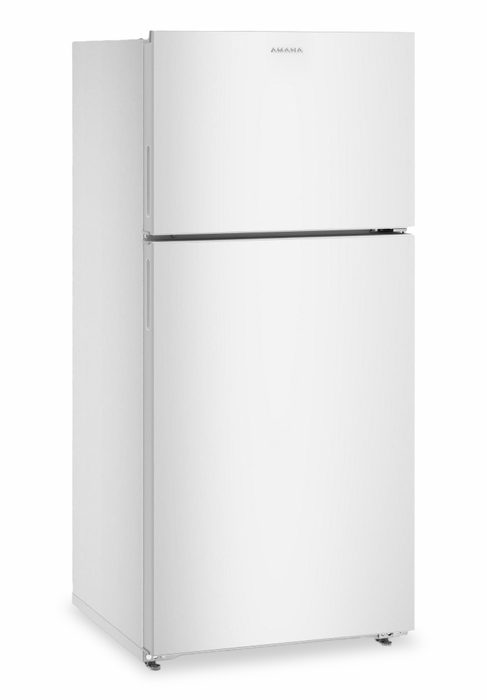Amana 28\" 14 Cu. Ft. Wide Top-Freezer with Large Crisper Drawer Refrigerator – White - ARTX2314TW
